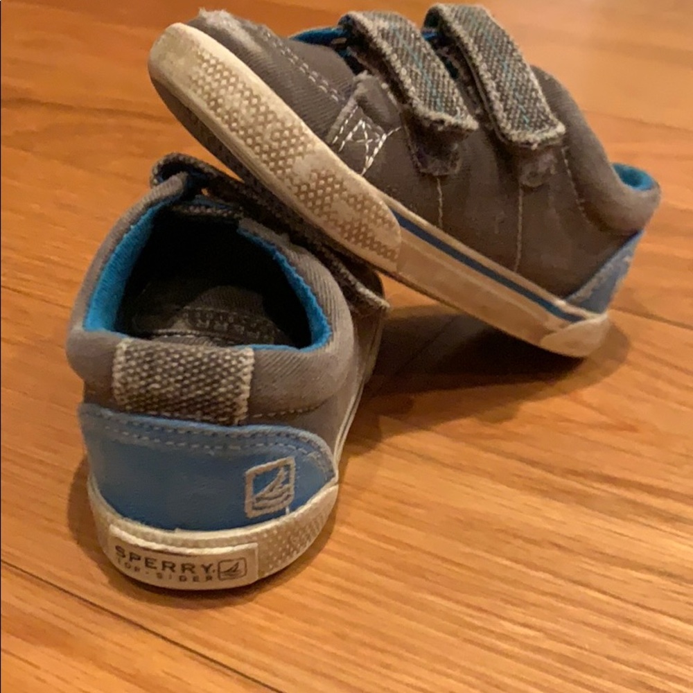 Sperry Topsider Velcro  Toddler Size 3